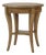 Rustic European Round Side Table For Sale