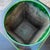 Late 19th Century Vintage Chinese Green Glazed Square Vase For Sale - Image 5 of 7