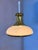 Hanging Lamp in Opal Glass and Brass For Sale - Image 5 of 11