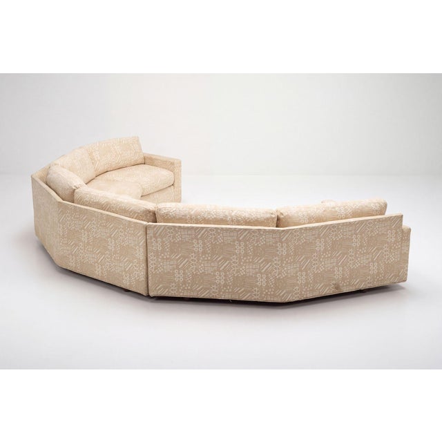 Mauve Harvey Probber Three Piece Sectional Sofa 1955c. For Sale - Image 8 of 10