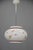 Bring timeless 1970s charm into your home with this beautiful vintage pendant light featuring a hand-painted white milk...