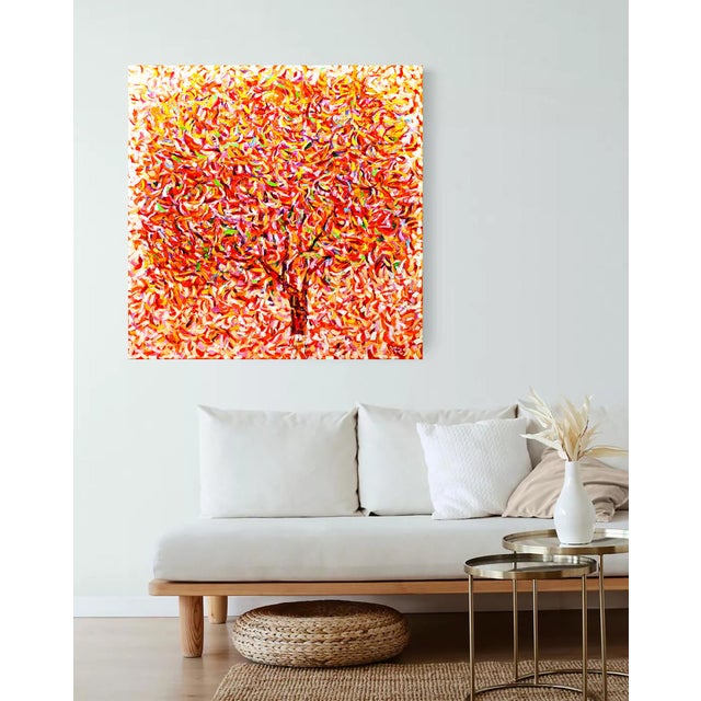 Artist Andrei Sitsko "Apple Tree Iii" Modern Original Painting For Sale - Image 10 of 10