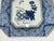 Antique Japanese Octagonal Blue and White Porcelain Plate With Butterly and Floral Design For Sale - Image 14 of 18