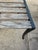 1930s Pair of Neoclassical Lyre Back Cast Iron Lyre Back With Weathered Wood Seats For Sale - Image 17 of 18