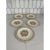 Ceramic Vintage 22 Karat Gold China Dessert Plates- Set of 5 For Sale - Image 7 of 10