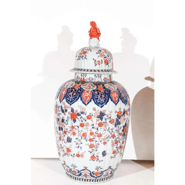 Two, 1900s, Lidded, Imari Jars For Sale - Image 9 of 11