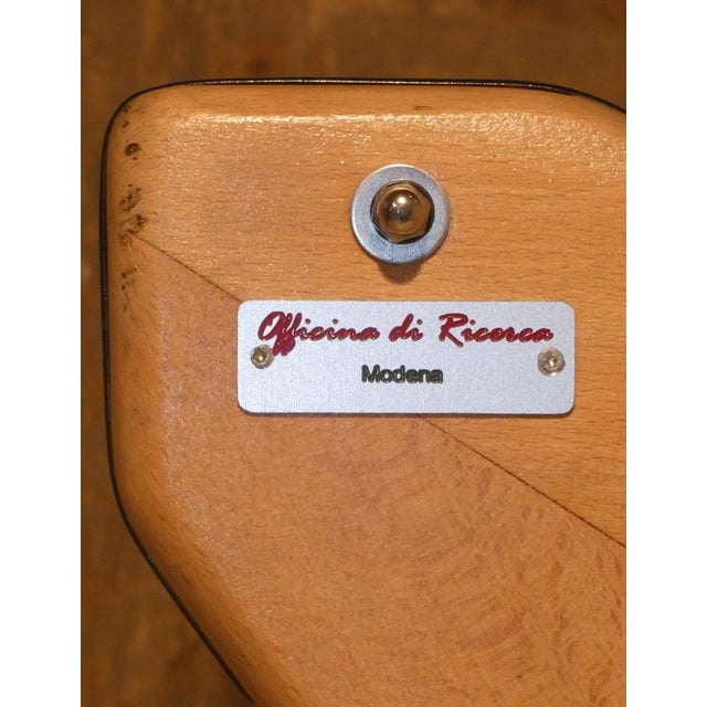 Bar Trolley in Beech and Glass by Officina Di Ricerca, 1960s For Sale - Image 14 of 15