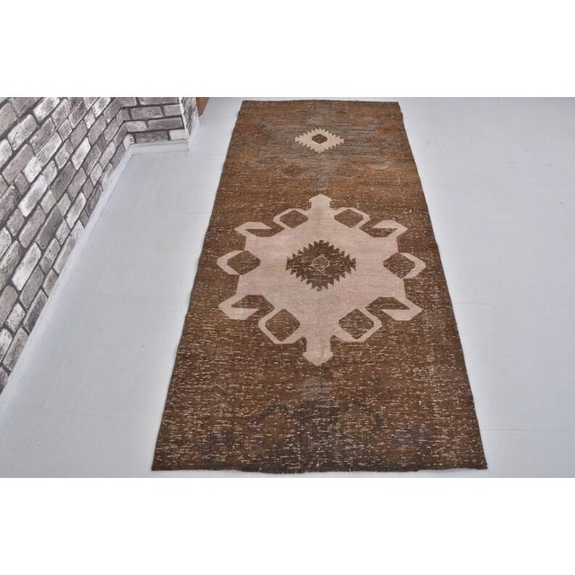 Handmade wool carpet in Turkish Anatolia , Vintage Oushak Rug,Turkish Vintage Anatolian Rug, Handmade wool Rug . One Of...