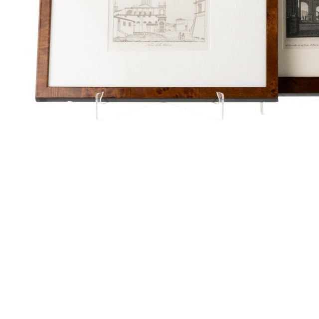 Modern Italian Artist, Landscapes, Engravings, 20th Century, Set of 3 For Sale - Image 3 of 6