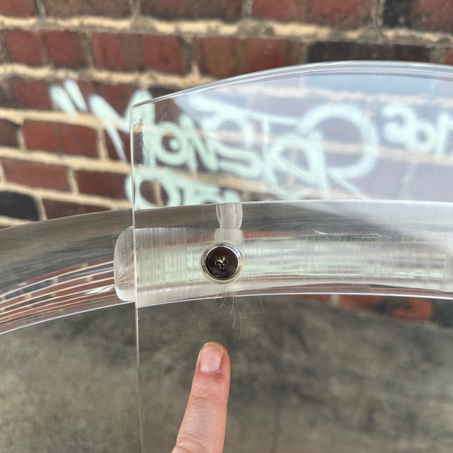 Lucite Dining Set by Charles Hollis Jones Mid-Century Modern For Sale - Image 11 of 12