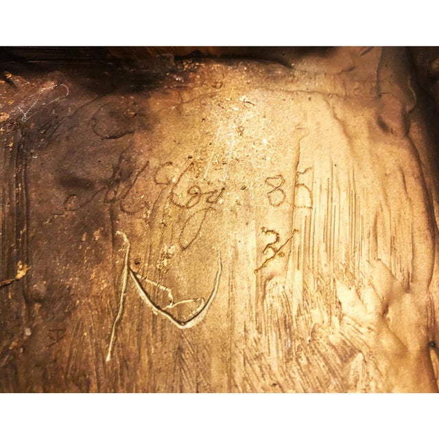 1985s Large Ann McCoy Bronze Sculpture Noah's Ark 76" W For Sale - Image 12 of 12