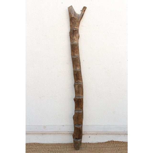 African Escarpment Totem, 81" Tall African Ladder For Sale - Image 3 of 10