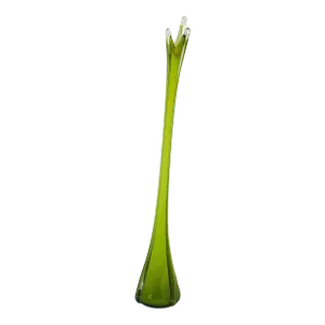 Italian Murano Handblown Art Glass Vase Sculpture Long Neck