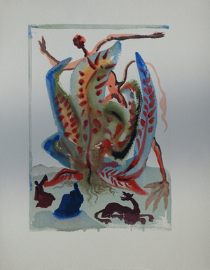 Salvador Dali, La gourmandise, Etching