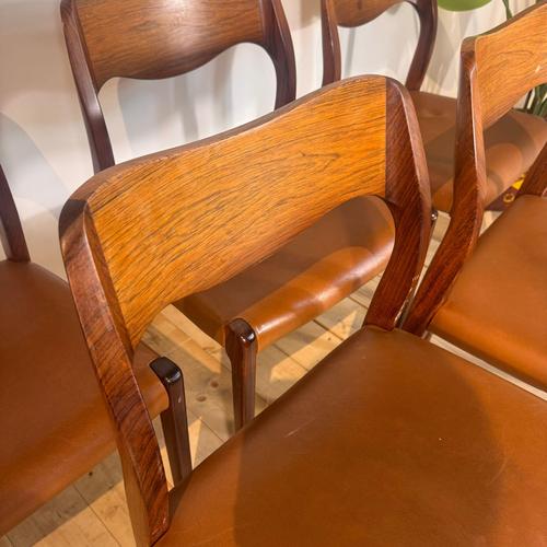 Model 71 Chairs by Niels Otto Møller, 1960s, Set of 6 For Sale - Image 5 of 10