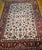 1900 - 1909 Vintage Persian Isfahan Rug, Hand-Knotted Wool, Allover Floral Pattern, Ivory & Red, 10x14 For Sale - Image 5 of 14