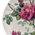 1990s Roy Kirkham English Rose Jumbo Teacup Saucers Bone China England 6.625" - Set of 4 For Sale - Image 9 of 12