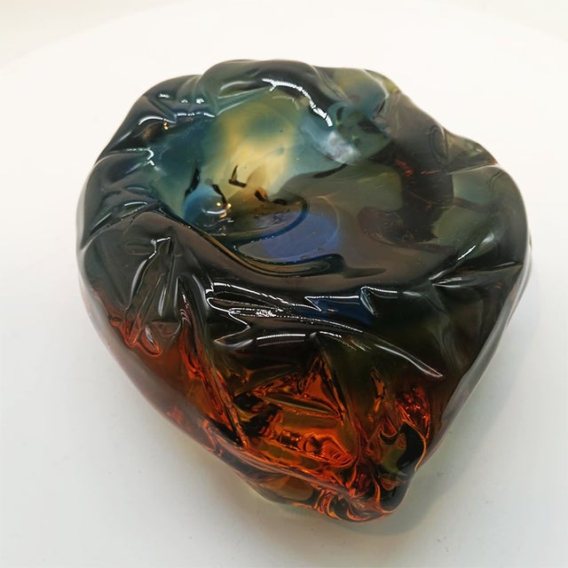 Large Vintage Ashtray in Murano Glass, 1950s For Sale - Image 9 of 13