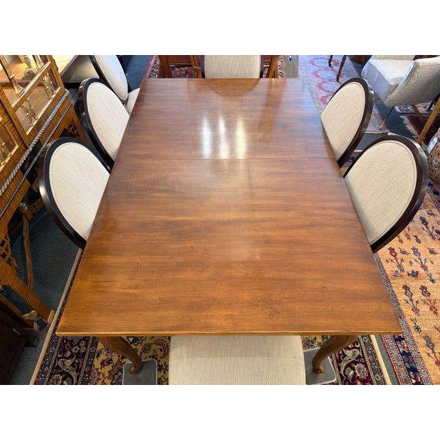 French Provincial Henredon French Provincial Louis XVI Dining Room Extension Table For Sale - Image 3 of 12