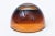 Vintage Signed Murano Thick Walled Sommerso Glass Bowl Amber, Brown, Clear, 1960's For Sale - Image 9 of 10