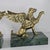 Pair of Vintage Brass Griffin Bookends With Green Marble Bases For Sale - Image 10 of 10