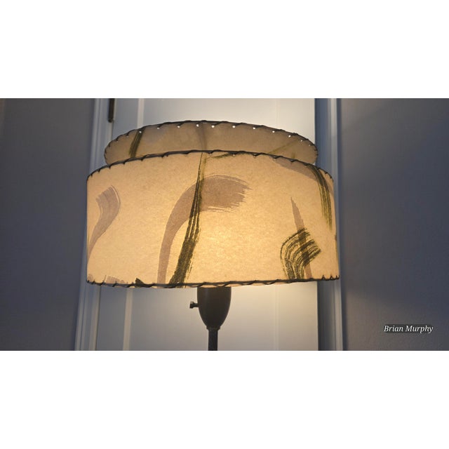 Rembrandt Lamp Company 1950s Rembrandt Lamp Masterpiece With Glass Diffuser and Shade For Sale - Image 4 of 10