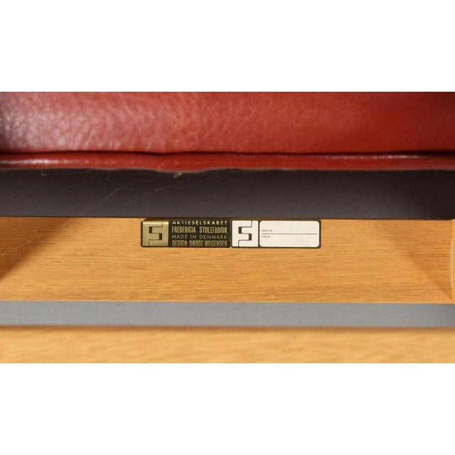 Set of Danish Customizable Armchairs in Oak attributed to Børge Mogensen for Fredericia, 1960s For Sale - Image 14 of 15