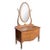 A stunning tiger oak wood dresser with an oval mirror. Sourced from an estate in Kansas, this gorgeous wood piece has...