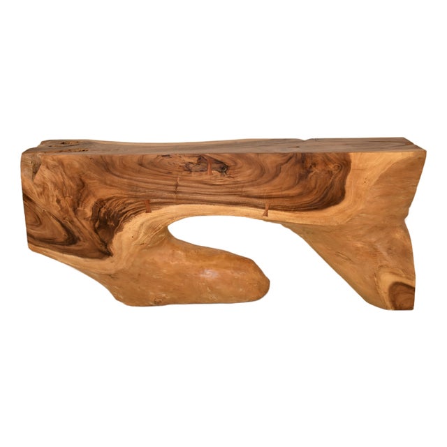 Raintree Wood Console or Entry Table For Sale