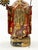 Printmaking Materials Antique Spanish Colonial Polychrome Carved Wood Bishop Saint Bulto With Glass Eyes, Circa 1800 For Sale - Image 7 of 10