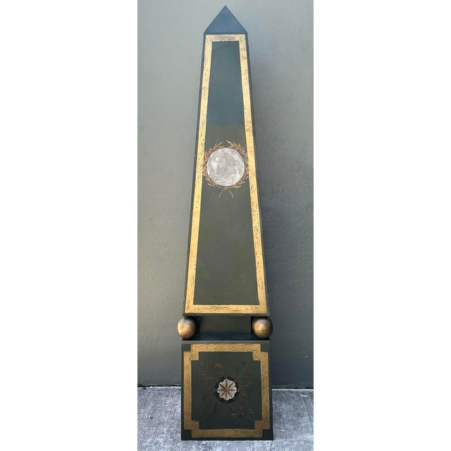 Mid 20th Century Vintage Italian Renzo Mongiardino Hand Painted Tole Etagere For Sale - Image 5 of 12