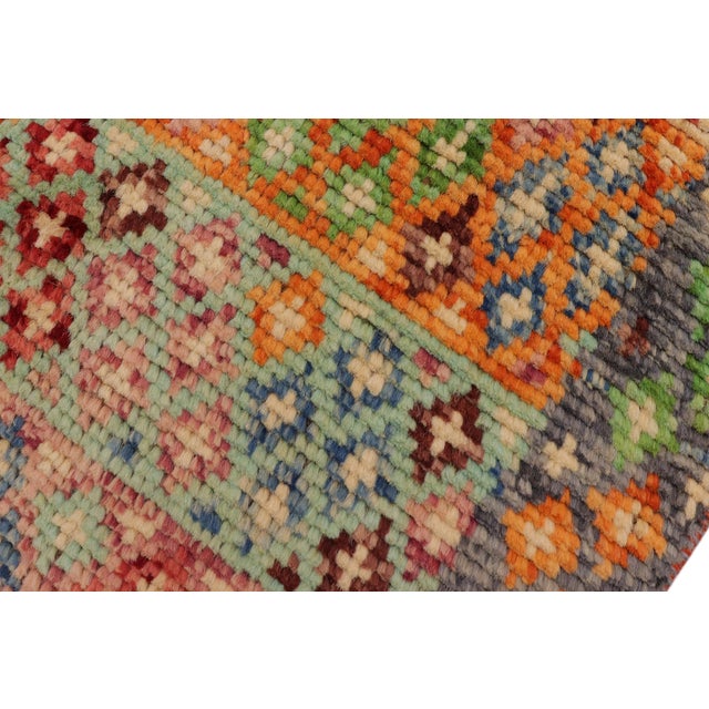 Eclectic Balochi Blue/Gray Wool Rug - 3'2''x5'1'' For Sale In New York - Image 6 of 11