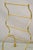 Hollywood Regency Vintage Italian Hollywood Regency Gold Gilt Metal Iron Towel Rack W/ Tassel Feet For Sale - Image 3 of 9