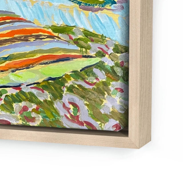 DESCRIPTION: An Autumn Afternoon by Hugo Grenville in Maple Frame, Art Print on Canvas SPECIFICATIONS: Type: Giclée Art...