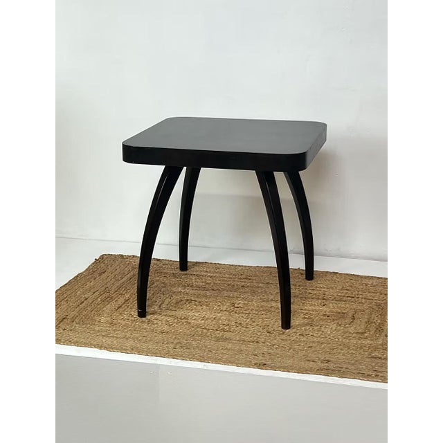 Brown Mid-Century Walnut H-259 Spider Side Table by Jindřich Halabala for Up Závody, Czech Republic, 1930s For Sale - Image 8 of 9