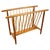 Mid-Century Modern Czechoslovakian Wooden Magazine Rack, 1950s For Sale - Image 6 of 6