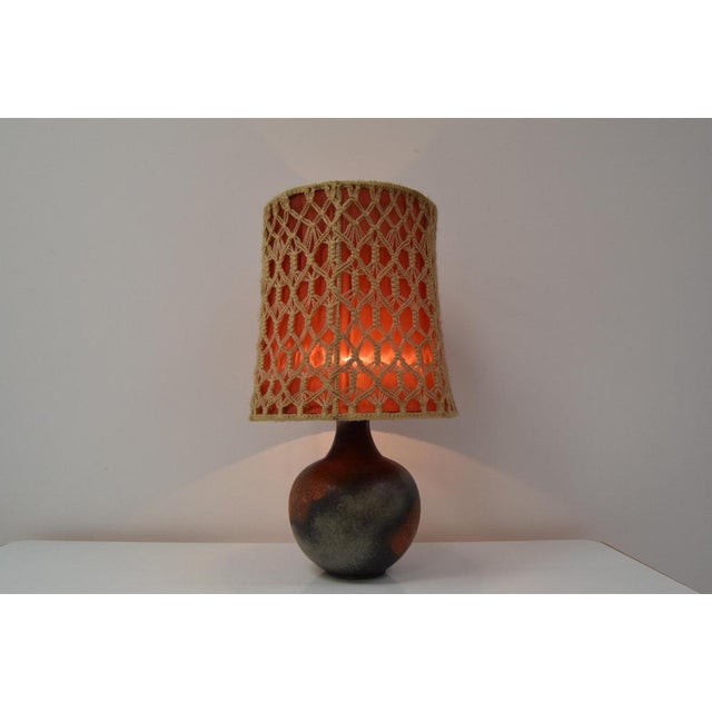 Mid-Century Ceramic Table Lamp, 1970s For Sale - Image 11 of 14