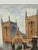 P Wood, Ripon Cathedral, 1949, Watercolour, Framed For Sale - Image 5 of 7