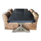 Restoration Hardware Flatiron Bar Table | Chairish