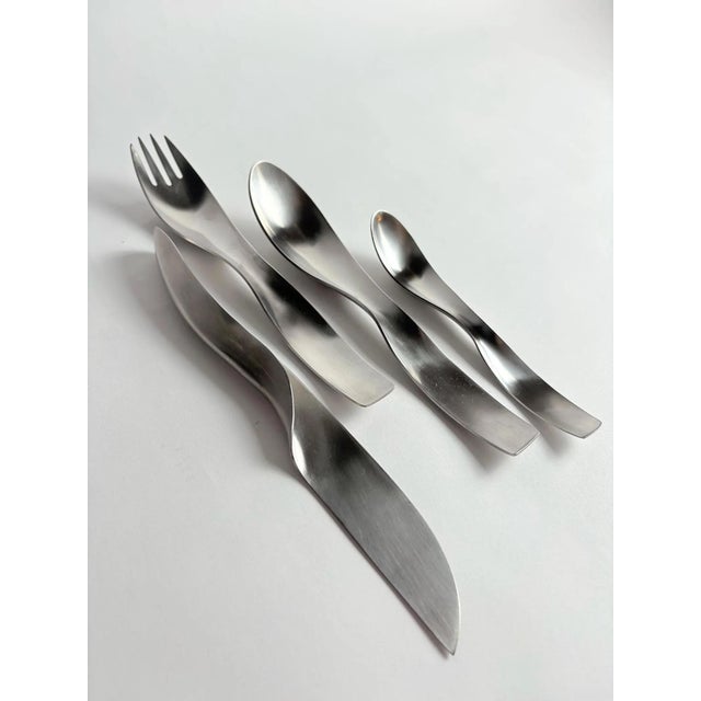 Amboss Danube 7000 Cutlery Set by Janos Megyik, 1970s, Set of 20 For Sale - Image 6 of 8