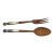 Antique Web Sterling Salad Serving Set/2 For Sale