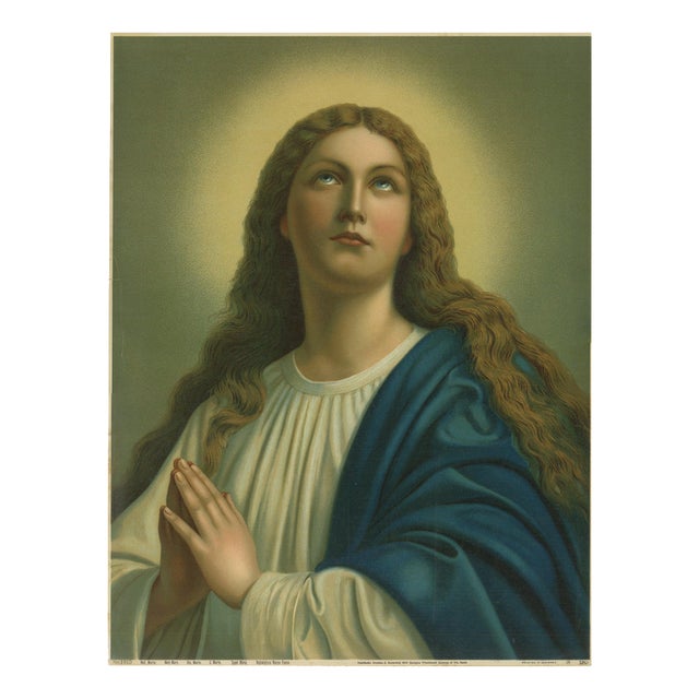 Holy Mary in Prayer, 1904, Paper For Sale