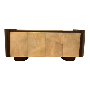 John Richard Mid-Century Modern Goat Skin Arcadian Cabinet