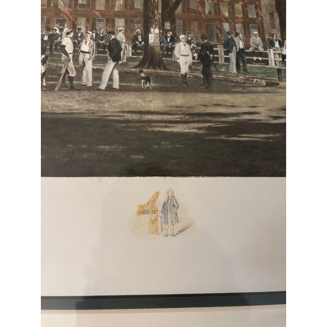 American Set of Prints Entitled “The Yale Fence” 1891 For Sale - Image 3 of 12