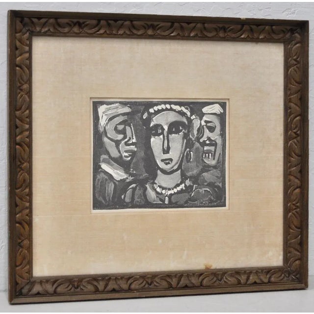 Georges Rouault "Les Visages" Lithograph c.1932 For Sale - Image 9 of 9
