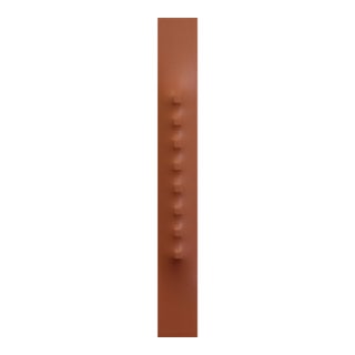 Light Scp50-61 - Multi-Dimensional Minimalist Red Brown Abstract Sculptural Art by Len Klikunas For Sale