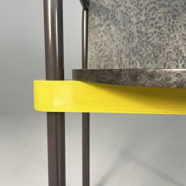 Italian Modern Formica Chair attributed to Martine Bedin for Memphis, 1980s For Sale - Image 14 of 18