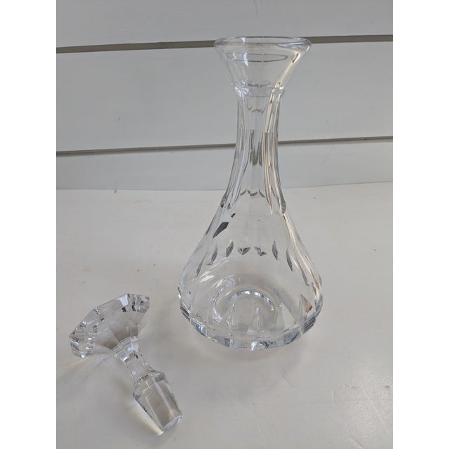 French Saint Louis Crystal French Decanter With Stopper – 11.75" For Sale - Image 3 of 10