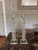 Glass Pair of 1970s Stacked Crystal Lamps For Sale - Image 7 of 7
