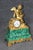 French French 19th C Bronze Ormolu and Malachite Clockset Made for Tiffany & Co France For Sale - Image 3 of 12